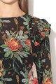 Pepe Jeans London Gala virágmintás felső fodros részletekkel női