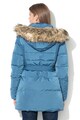 Pepe Jeans London Lia pihével bélelt télikabát levehető kapucnival női