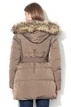 Pepe Jeans London Lia pihével bélelt télikabát levehető kapucnival női