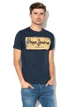 Pepe Jeans London Tricou slim fit cu imprimeu logo Charing Barbati