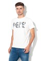 Pepe Jeans London Abadi grafikai mintás regular fit póló férfi