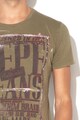 Pepe Jeans London Tricou slim fit cu imprimeu logo Pickard Barbati