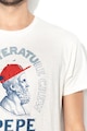 Pepe Jeans London Times póló logós és grafikai mintával férfi