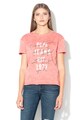 Pepe Jeans London Tricou cu imprimeu logo Flavia Femei