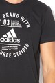 adidas Performance Tricou cu imprimeu emblematic Barbati