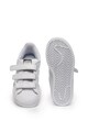 adidas Originals Pantofi sport cu insertii de piele si dungi emblematice Superstar Fete