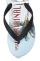 BLEND Papuci flip-flop cu imprimeu foto Barbati