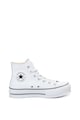 Converse Chuck Taylor All Star uniszex magas szárú flatform bőr tornacipő női