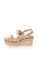 Gian Marco Venturi Sandale wedge tip espadrile decorate cu strasuri Femei