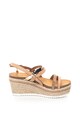 Gian Marco Venturi Sandale wedge tip espadrile decorate cu strasuri Femei