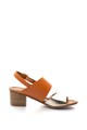 Zee Lane Sandale slingback de piele, cu toc masiv Felicia Femei