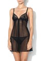 ESPRIT Bodywear Neglijeu cu aspect transparent cu garnituri de dantela Noemi Femei