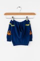United Colors of Benetton Hanorac de tricot fin, cu fermoar Fete