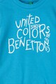 United Colors of Benetton Bluza cu imprimeu logo Baieti