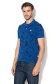 Galvanni Tricou polo cu model abstract Blek Barbati