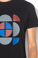 Galvanni Tricou cu imprimeu geometric Japan Barbati