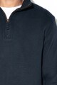 Timberland Pulover regular fit din tricot fin, cu fenta cu fermoar Barbati