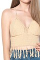 Tally Weijl Top crop crosetat Caryne Femei