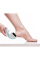HoMedics  Pila electrica pentru calcaie Soft as Silk , HoMedics, 3 accesorii, 2 viteze, Alb/Albastru Femei