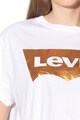 Levi's Tricou cu banda cu logo pe terminatie Femei