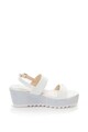 Renato Balestra Sandale wedge slingback cu aspect lacuit Femei