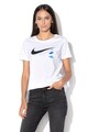 Nike Tricou cu imprimeu logo, Alb, XS Femei