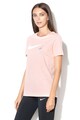 Nike Tricou cu imprimeu logo, Roz pastel, Femei