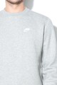 Nike Bluza sport cu decolteu la baza gatului si logo Barbati