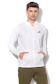Nike Cipzáros kapucnis pulóver hímzett logóval, Melange világosszürke, L férfi