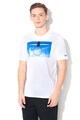 Nike Dri-Fit grafikai mintás athletic cut kosaras póló férfi
