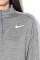 Nike Bluza dri-fit cu fenta scurta cu fermoar, pentru alergare Femei