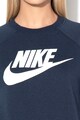 Nike Bluza sport cu decolteu la baza gatului si imprimeu logo Femei