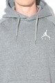 Nike Hanorac cu buzunar kangaroo, pentru baschet Jumpman, Gri melange, S Barbati