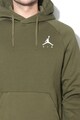 Nike Air Jordan kosaras pulóver kapucnival, Olívazöld, M férfi