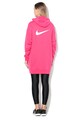 Nike Hanorac supradimensionat cu buzunare laterale, Roz aprins Femei