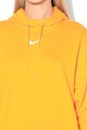 Nike Hanorac supradimensionat cu buzunare laterale, Oranj Femei
