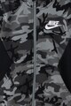 Nike Hanorac cu fermoar si model camuflaj Baieti