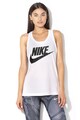 Nike Top din amestec de modal cu spate decupat si imprimeu logo Femei