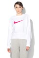 Nike Bluza sport cu decolteu la baza gatului si imprimeu logo1 Femei