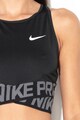 Nike Къс топ Dri Fit с изрязан гръб Жени