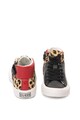 GUESS Pantofi sport mid-hi cu detalii de piele cu par scurt Fete