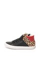 GUESS Pantofi sport mid-hi cu detalii de piele cu par scurt Fete