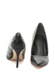 GUESS Pantofi de piele, cu toc stiletto si nituri Femei