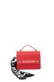 Love Moschino Geanta crossbody de piele ecologica, cu logo metalic Femei