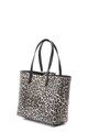 Pollini Geanta shopper de piele ecologica cu aspect de animal print Femei