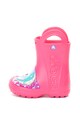 Crocs Cizme de ploaie cu detaliu cu unicorn Fete