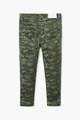 Mango Blugi slim fit cu model camuflaj Fete