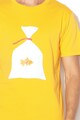 Moschino Плажна тениска с фигурална щампа Мъже