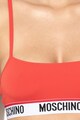 Moschino Melltartó logómintás rugalmas pánttal, Piros, 2 női
