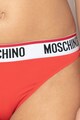 Moschino Chiloti tanga cu banda logo in talie Femei